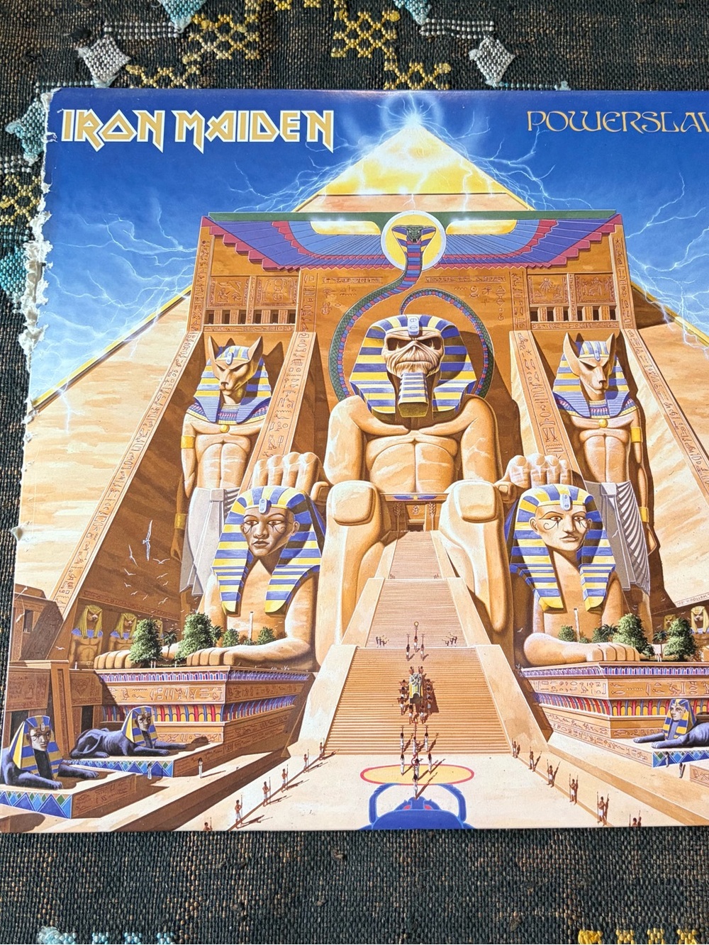 Capitol Records Iron Maiden Powerslave 1984 California Release